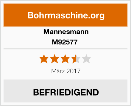 Mannesmann M92577  Test