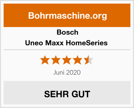 Bosch Uneo Maxx HomeSeries  Test