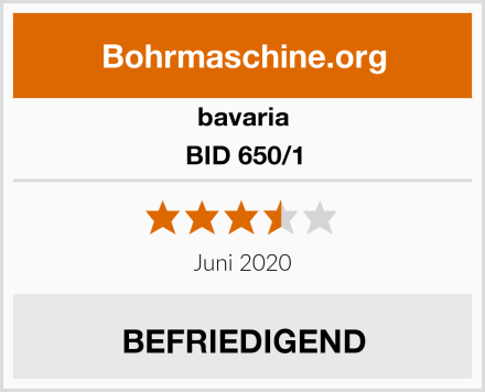 bavaria BID 650/1 Test