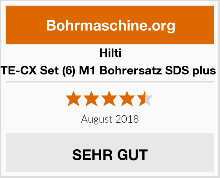 Hilti TE-CX Set (6) M1 Bohrersatz SDS plus  Test