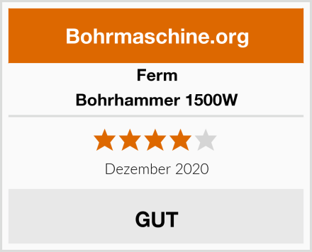 Ferm Bohrhammer 1500W Test