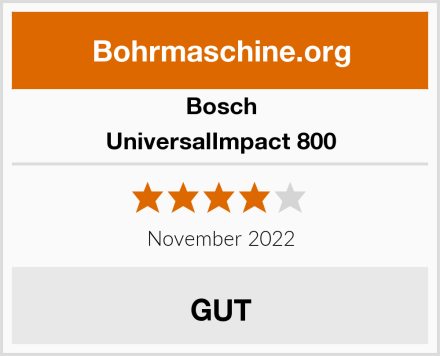 Bosch UniversalImpact 800 Test