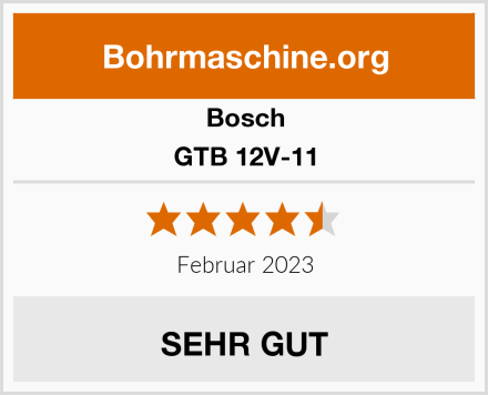 Bosch GTB 12V-11 Test