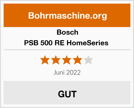 Bosch PSB 500 RE HomeSeries  Test