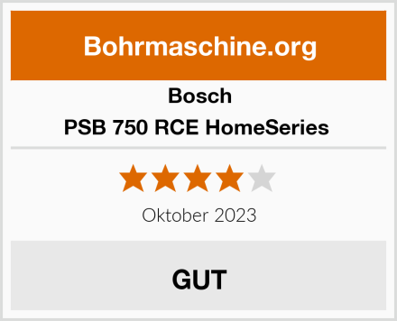 Bosch PSB 750 RCE HomeSeries  Test