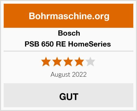 Bosch PSB 650 RE HomeSeries  Test