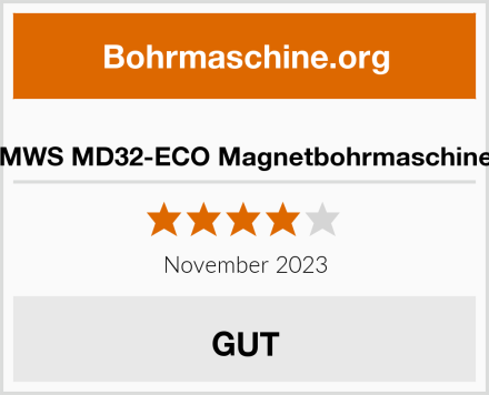  MWS MD32-ECO Magnetbohrmaschine Test