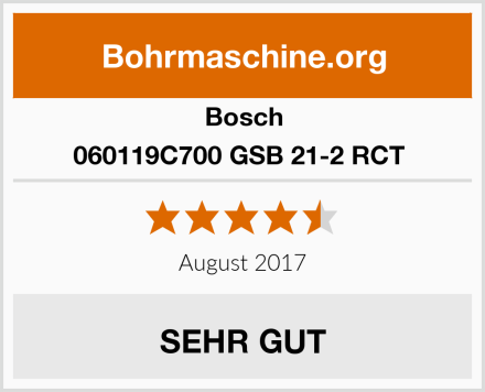 Bosch 060119C700 GSB 21-2 RCT  Test