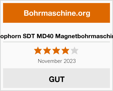  Mophorn SDT MD40 Magnetbohrmaschine Test