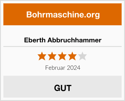  Eberth Abbruchhammer Test